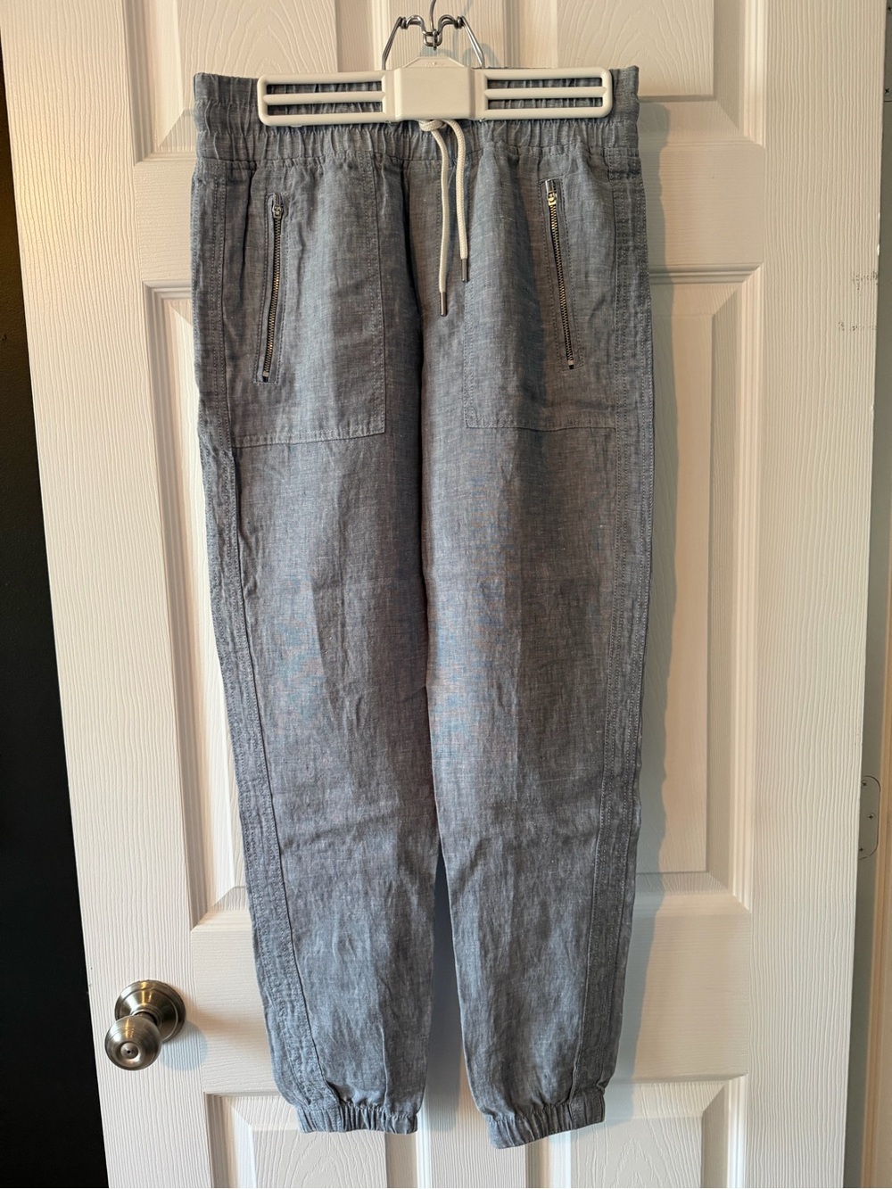 Athleta Cabo Linen Jogger Pants